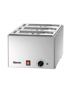 Electric Bain-Marie with buckets and lids