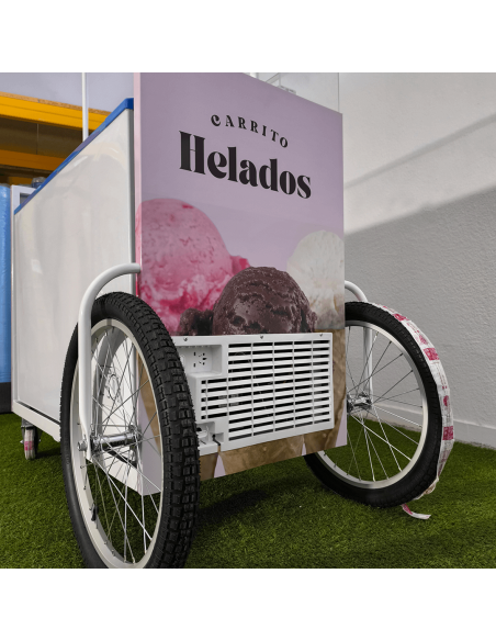 Carrito de helados express trasera