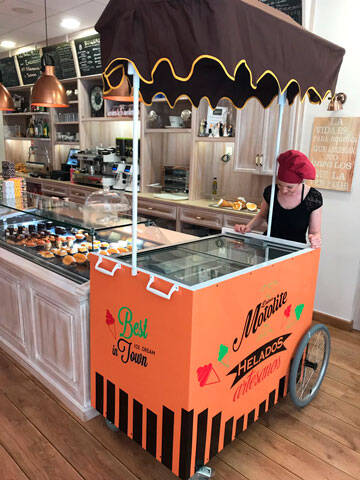 Carrito para helados