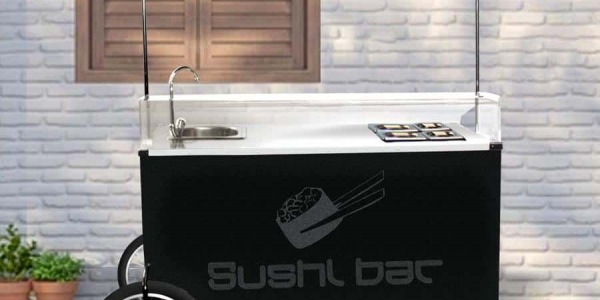 Carrito especializado en sushi