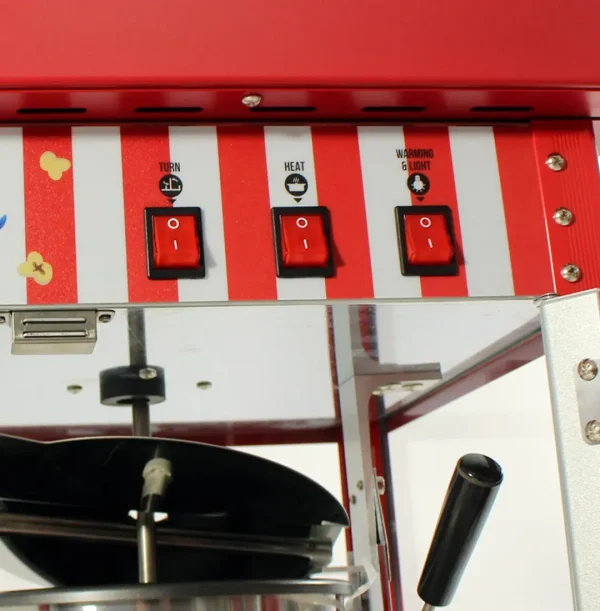 Carrello professionale per popcorn