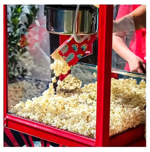 Carrello professionale per popcorn
