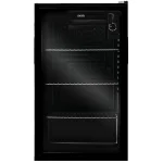 Refrigerador Horeca Svan Cíclico Negro Manual E84 con puerta cristal