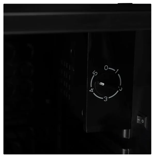 Refrigerador Horeca Svan Cíclico Negro Manual E84 Con Puerta Cristal