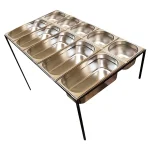 Internal Structure Freezer with Trays