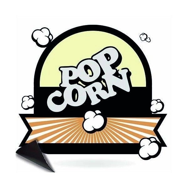 Logo magnetico popcorn