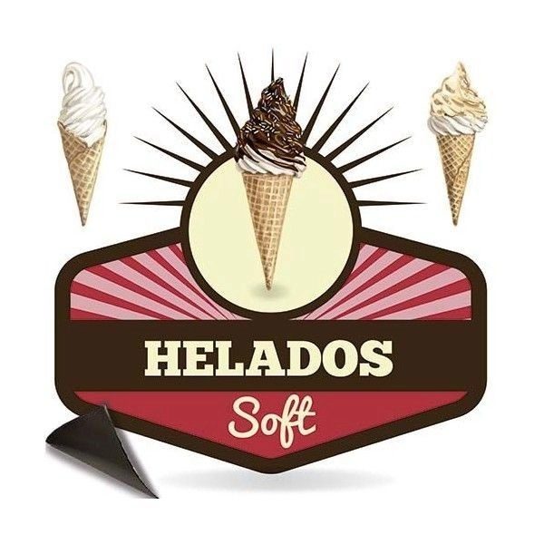 Logo imantado helados