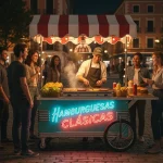 Carrito de Hamburguesas Deluxe