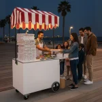Carrito de Pizzas Premium