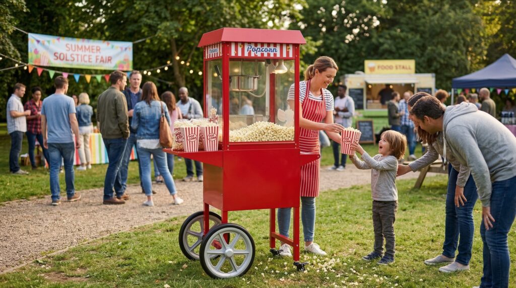Cuánto se gana con un carrito de palomitas en ferias y eventos 3 carrito palomitas