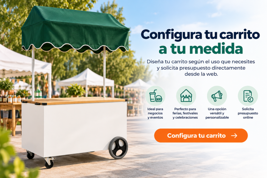Carrito personalizado para negocios y eventos
